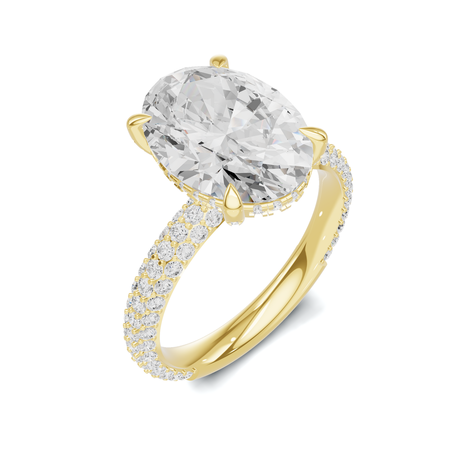 Luxe Pave Encrusted Statement Ring