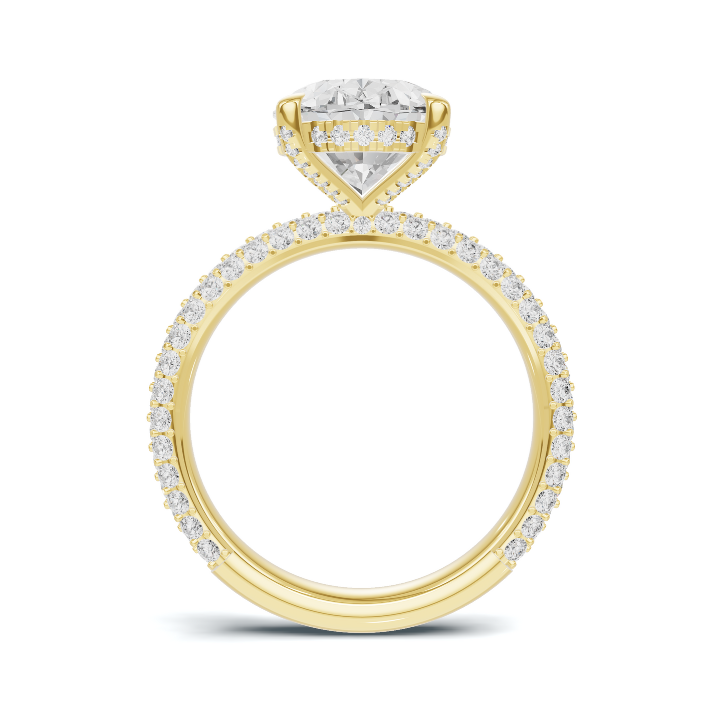 Luxe Pave Encrusted Statement Ring