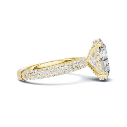 Luxe Pave Encrusted Statement Ring