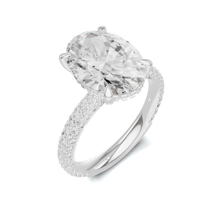 Luxe Pave Encrusted Statement Ring