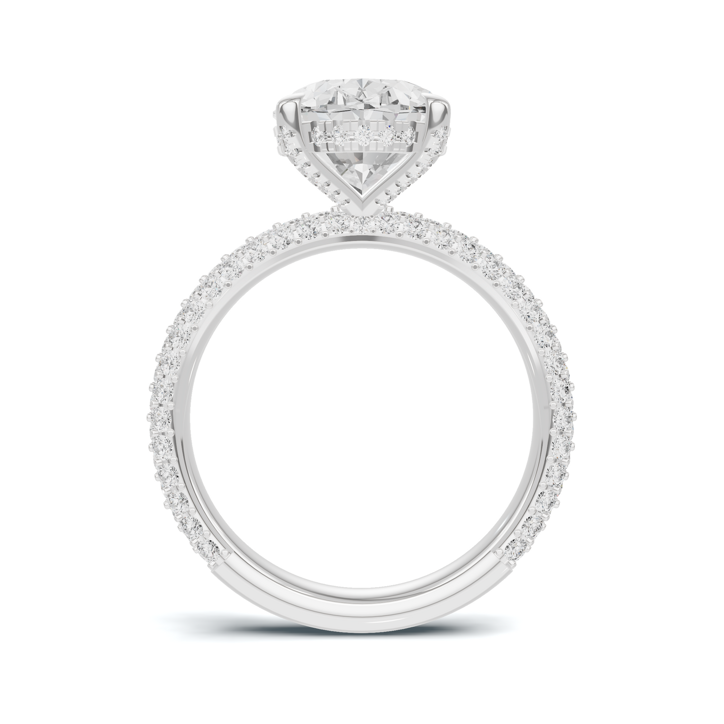 Luxe Pave Encrusted Statement Ring
