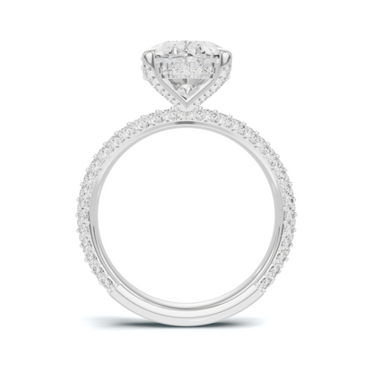 Luxe Pave Encrusted Statement Ring