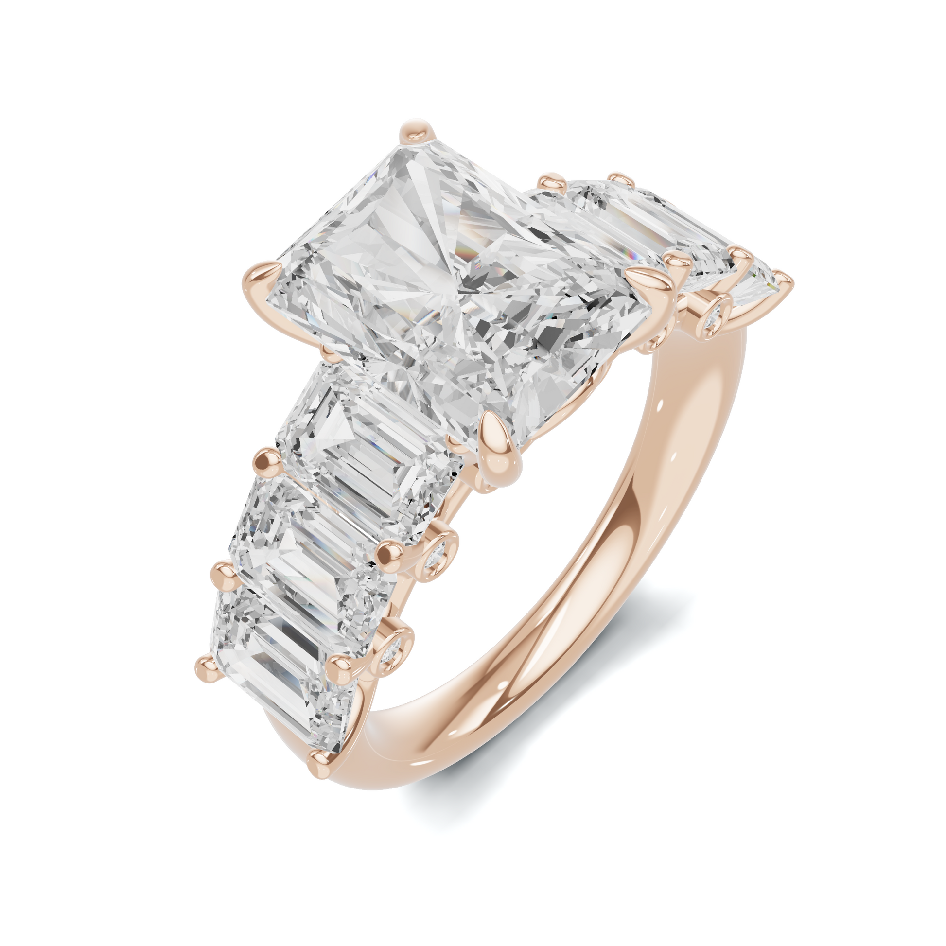 Luxe Seven Stone Statement Ring