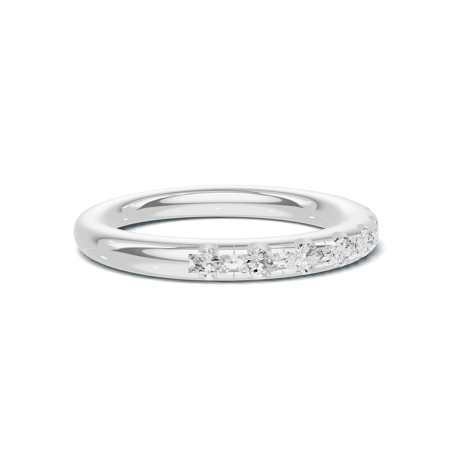 Luxe Shared Prong Eternity Ring