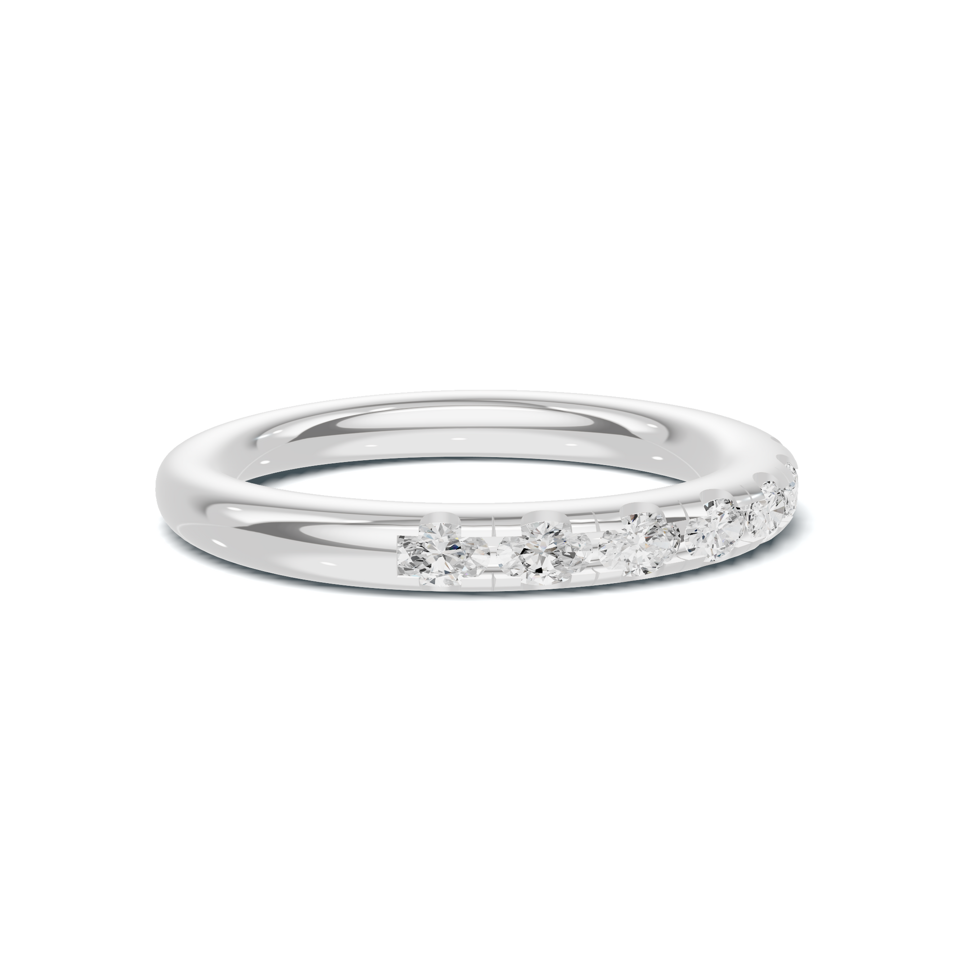 Luxe Shared Prong Eternity Ring