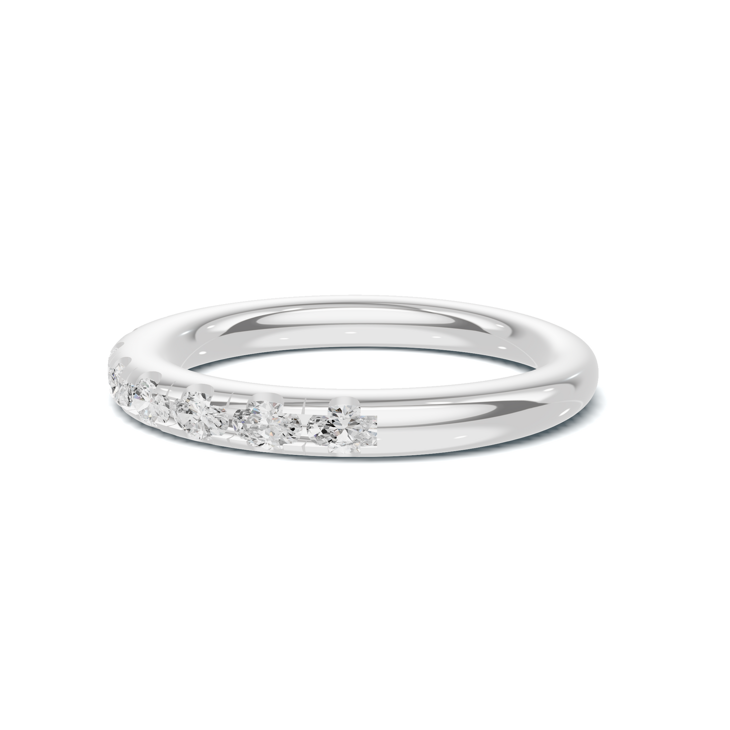 Luxe Shared Prong Eternity Ring