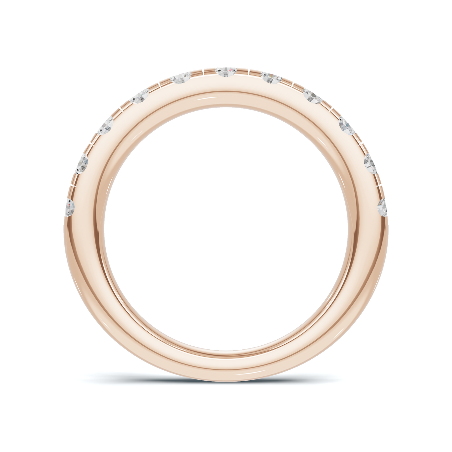 Luxe Shared Prong Eternity Ring