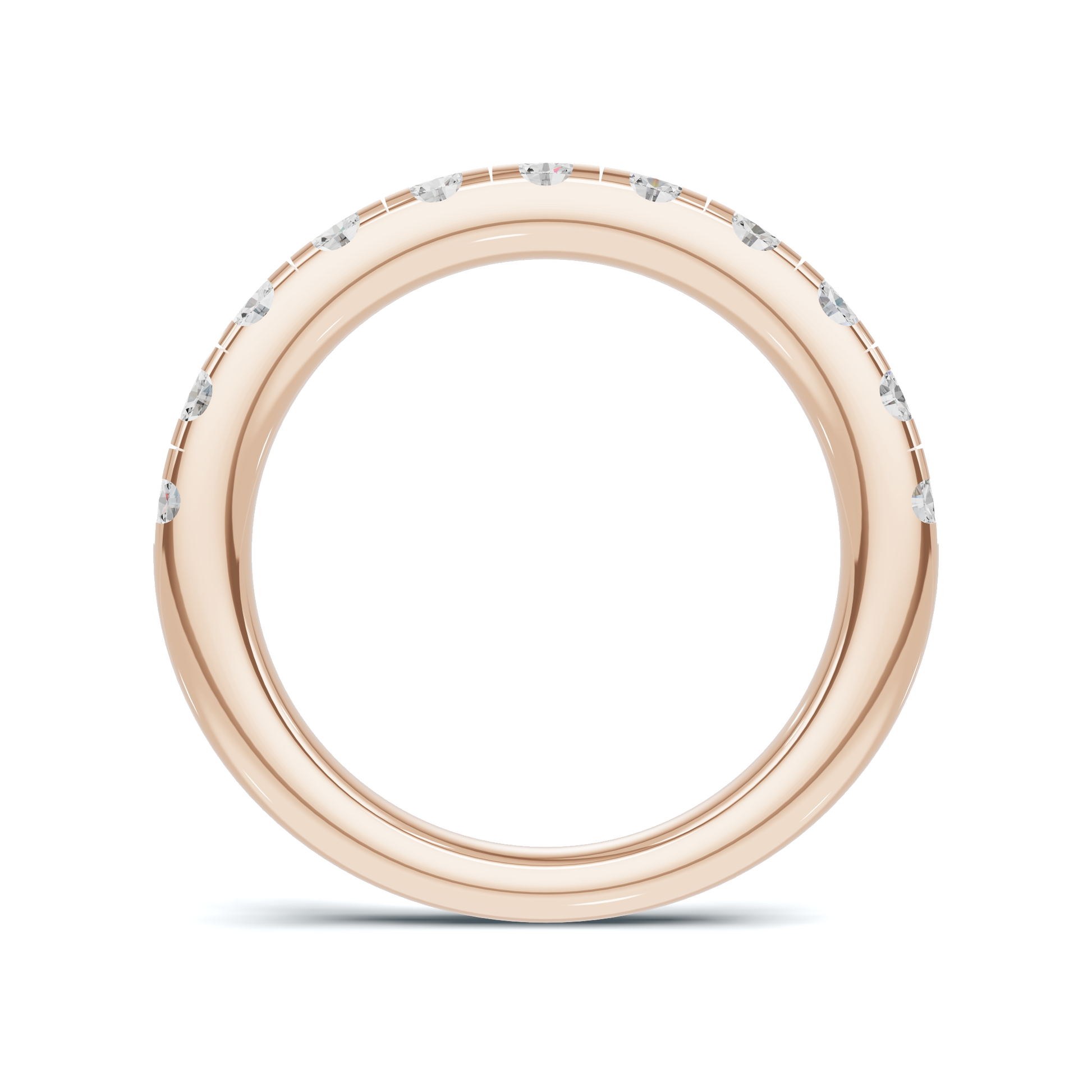 Luxe Shared Prong Eternity Ring