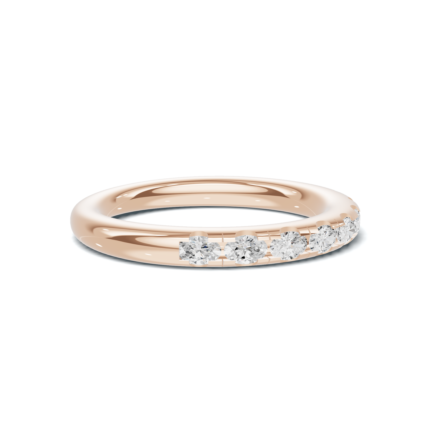 Luxe Shared Prong Eternity Ring