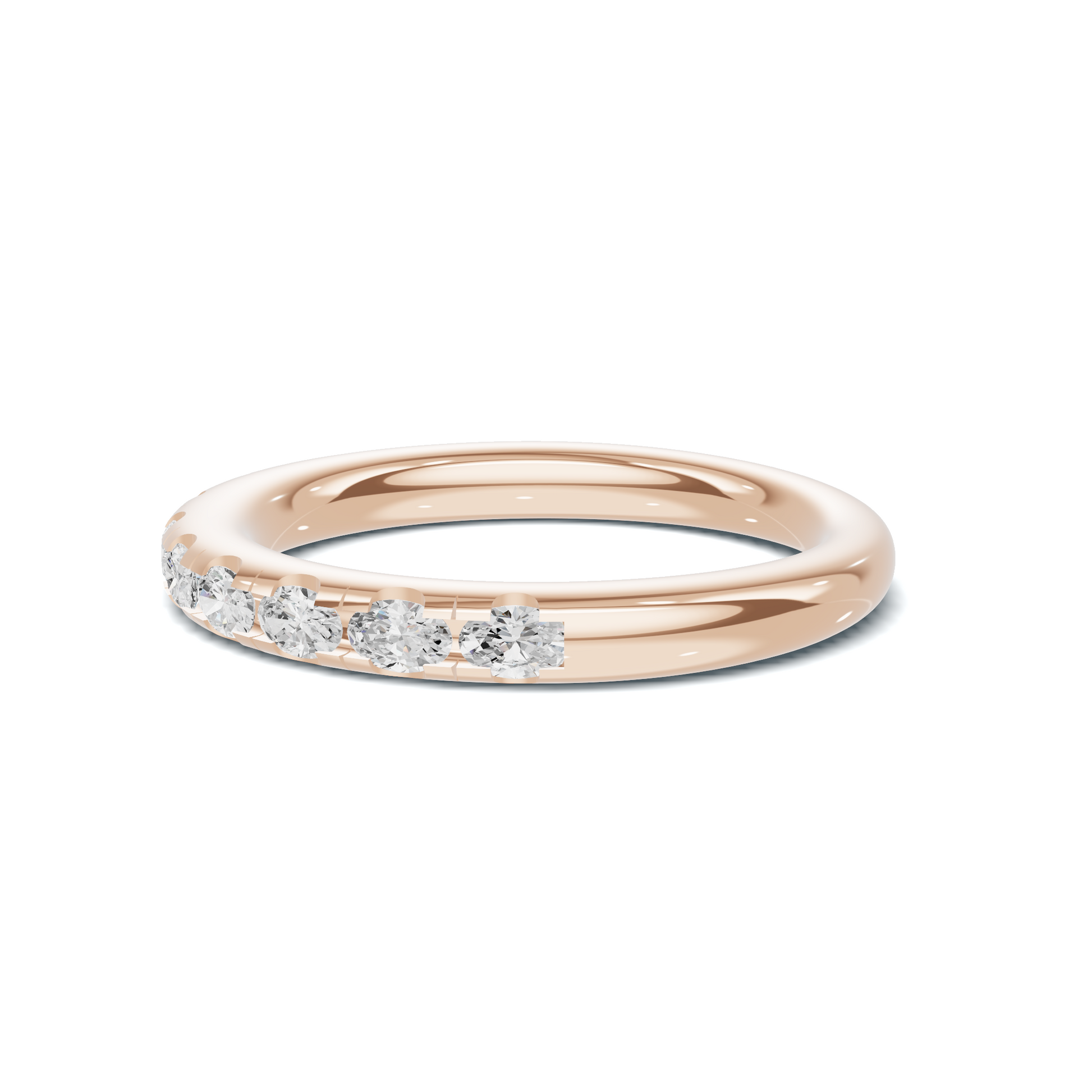 Luxe Shared Prong Eternity Ring