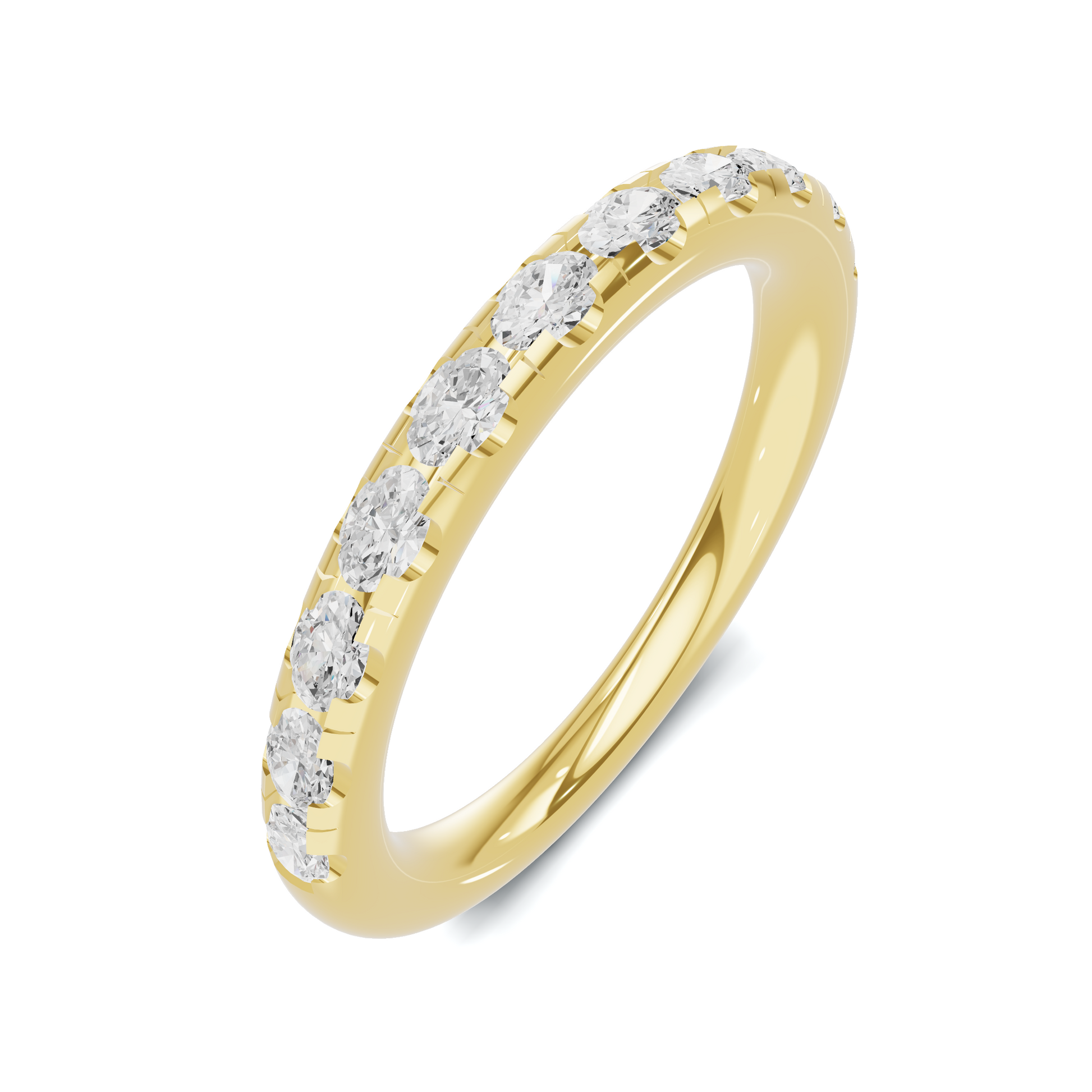 Luxe Shared Prong Eternity Ring