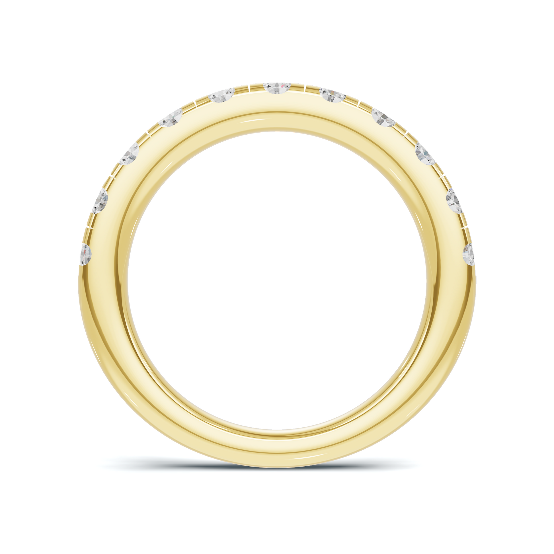 Luxe Shared Prong Eternity Ring