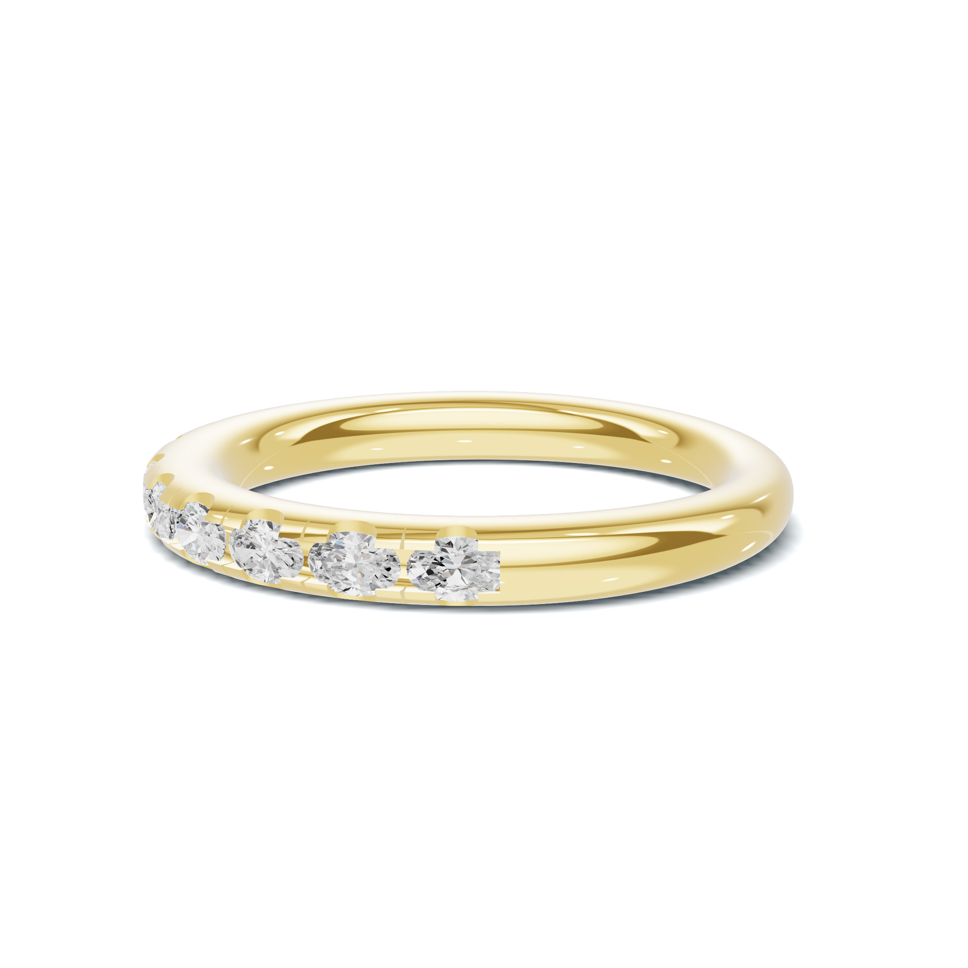 Luxe Shared Prong Eternity Ring