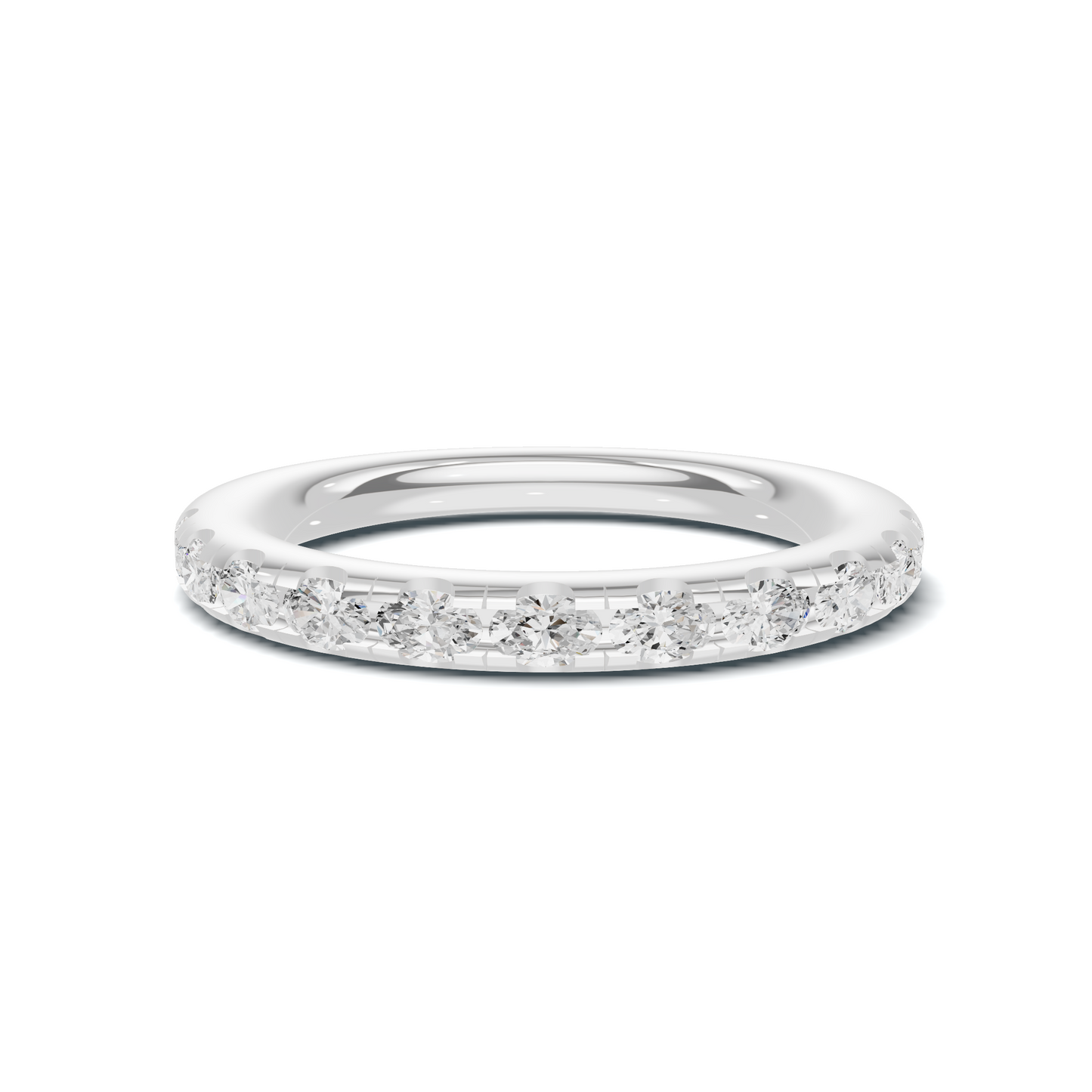 Luxe Shared Prong Eternity Ring