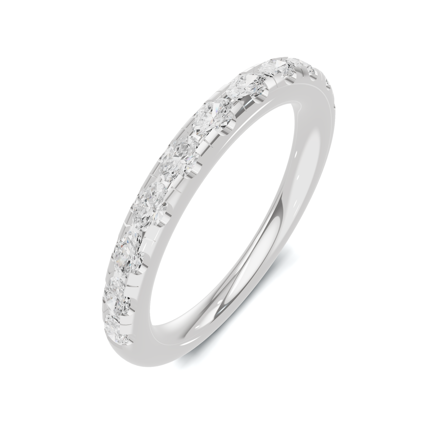 Luxe Shared Prong Eternity Ring