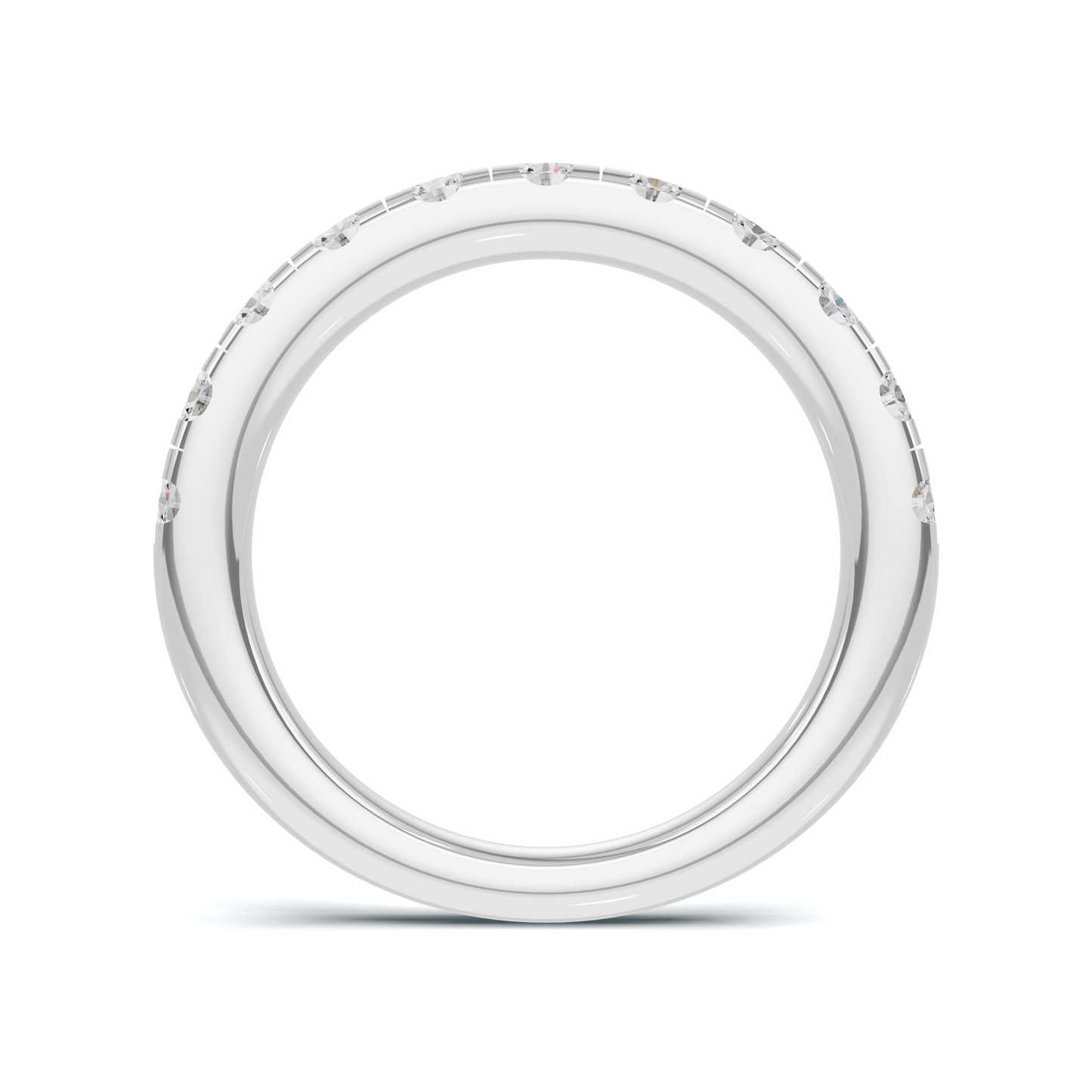 Luxe Shared Prong Eternity Ring
