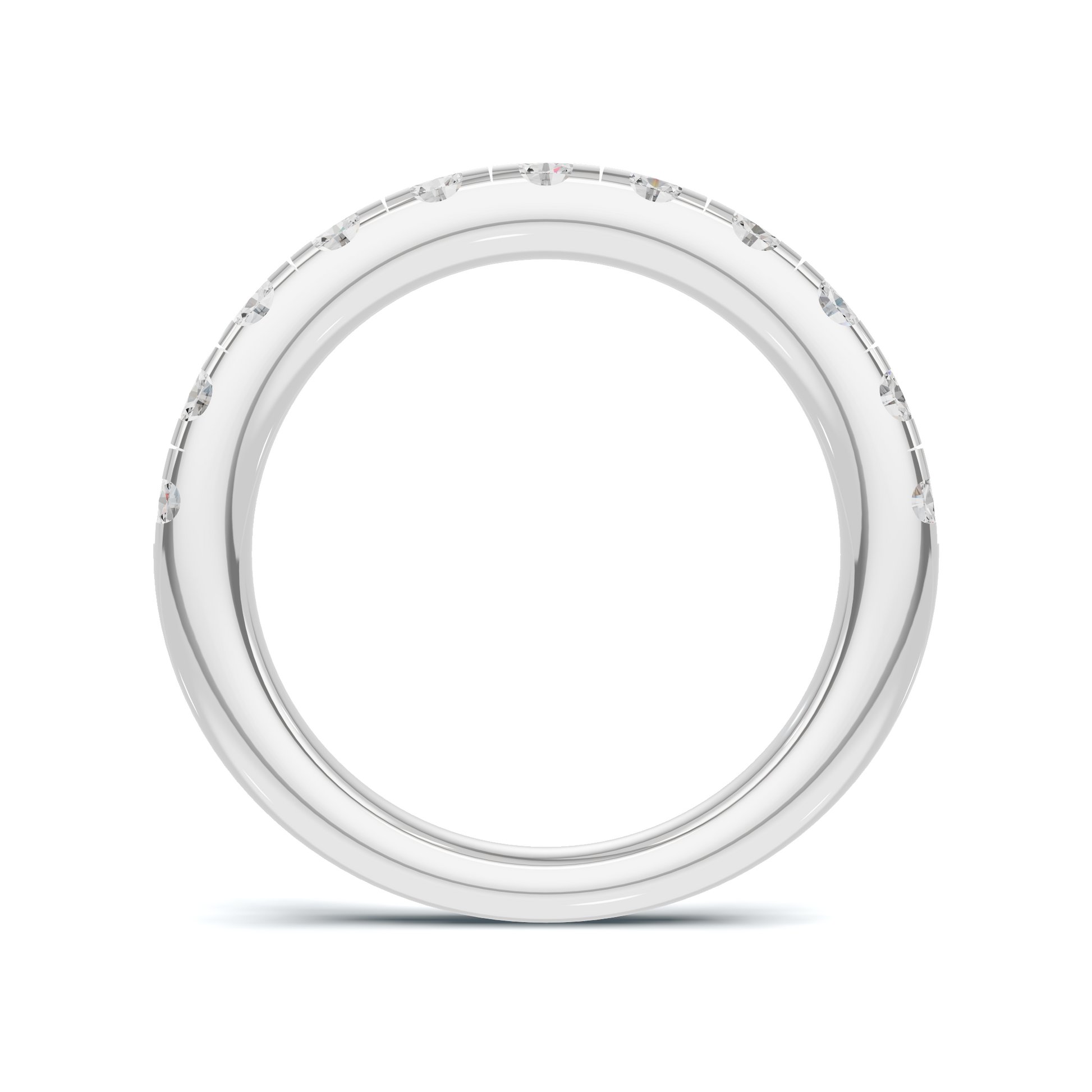 Luxe Shared Prong Eternity Ring