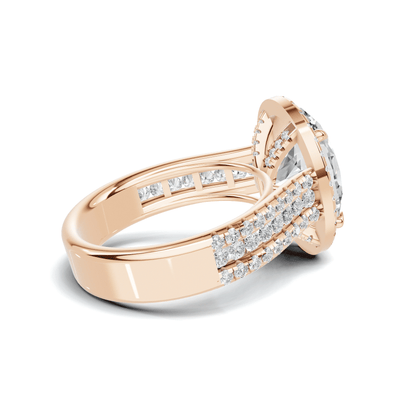 Luxe Sparkling Pave Statement Ring