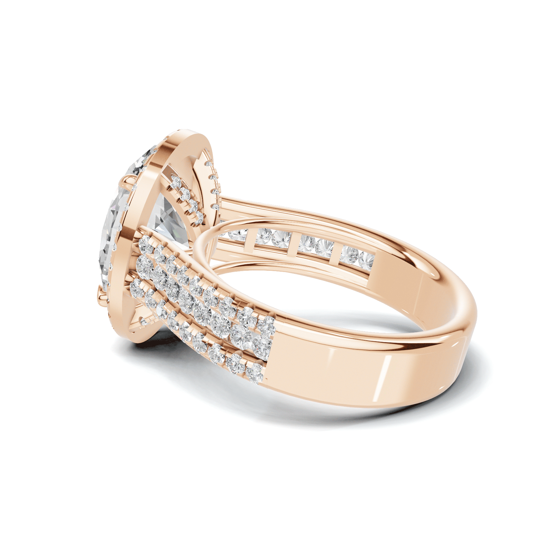 Luxe Sparkling Pave Statement Ring