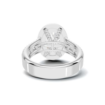 Luxe Sparkling Pave Statement Ring