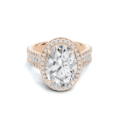 Luxe Sparkling Pave Statement Ring