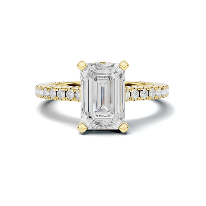 Luxe Three Stone Accent Ring