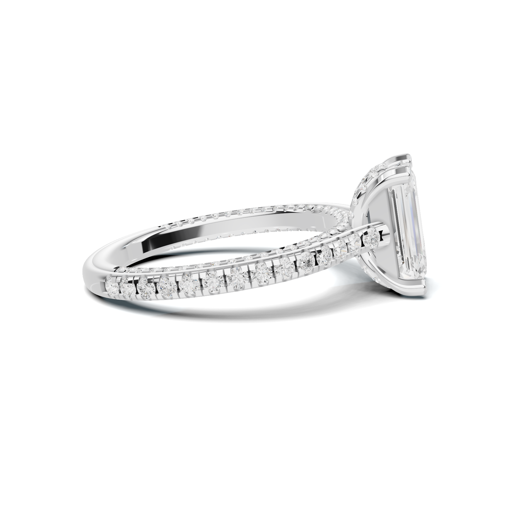 Luxe Three Stone Accent Ring