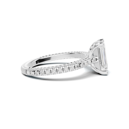 Luxe Three Stone Accent Ring
