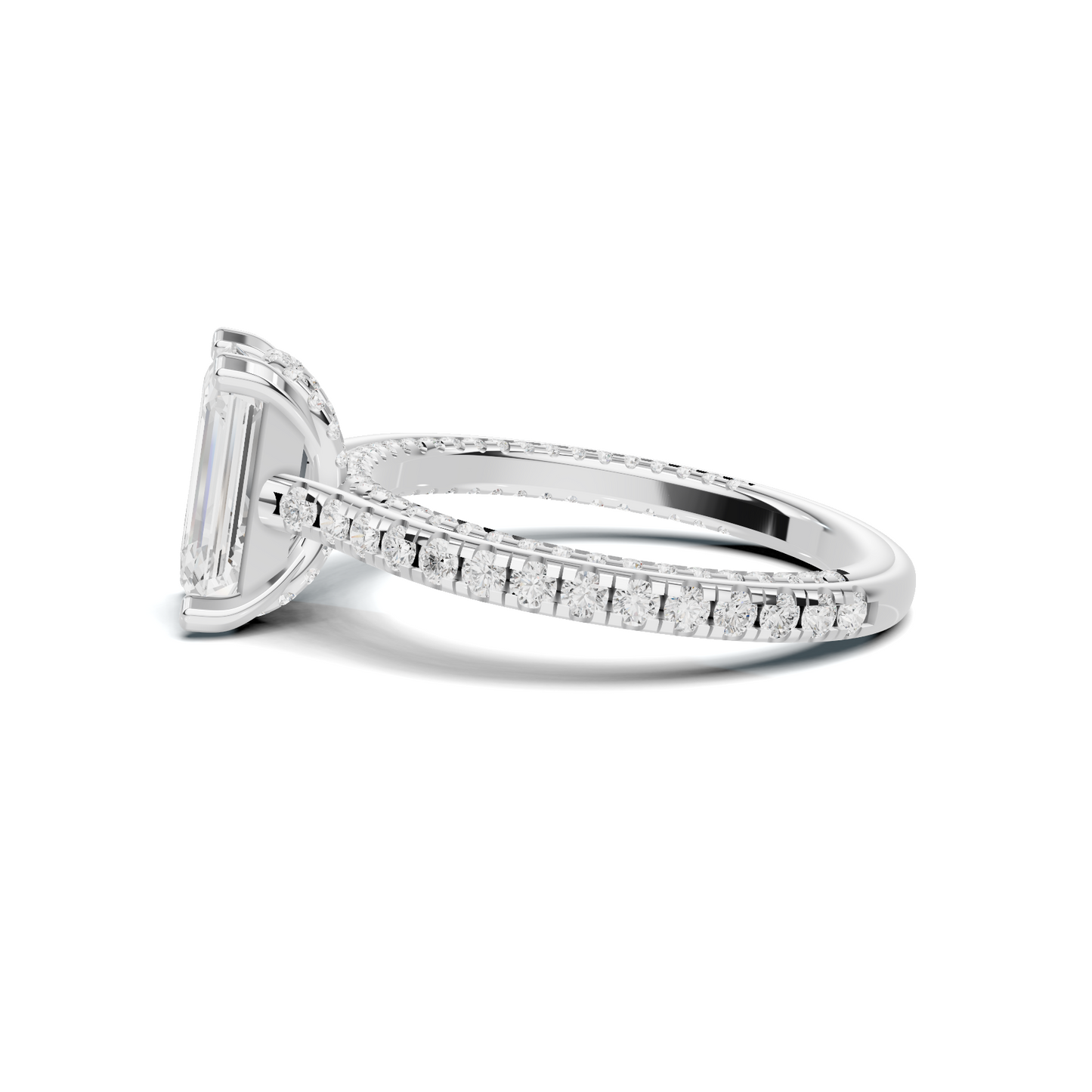 Luxe Three Stone Accent Ring