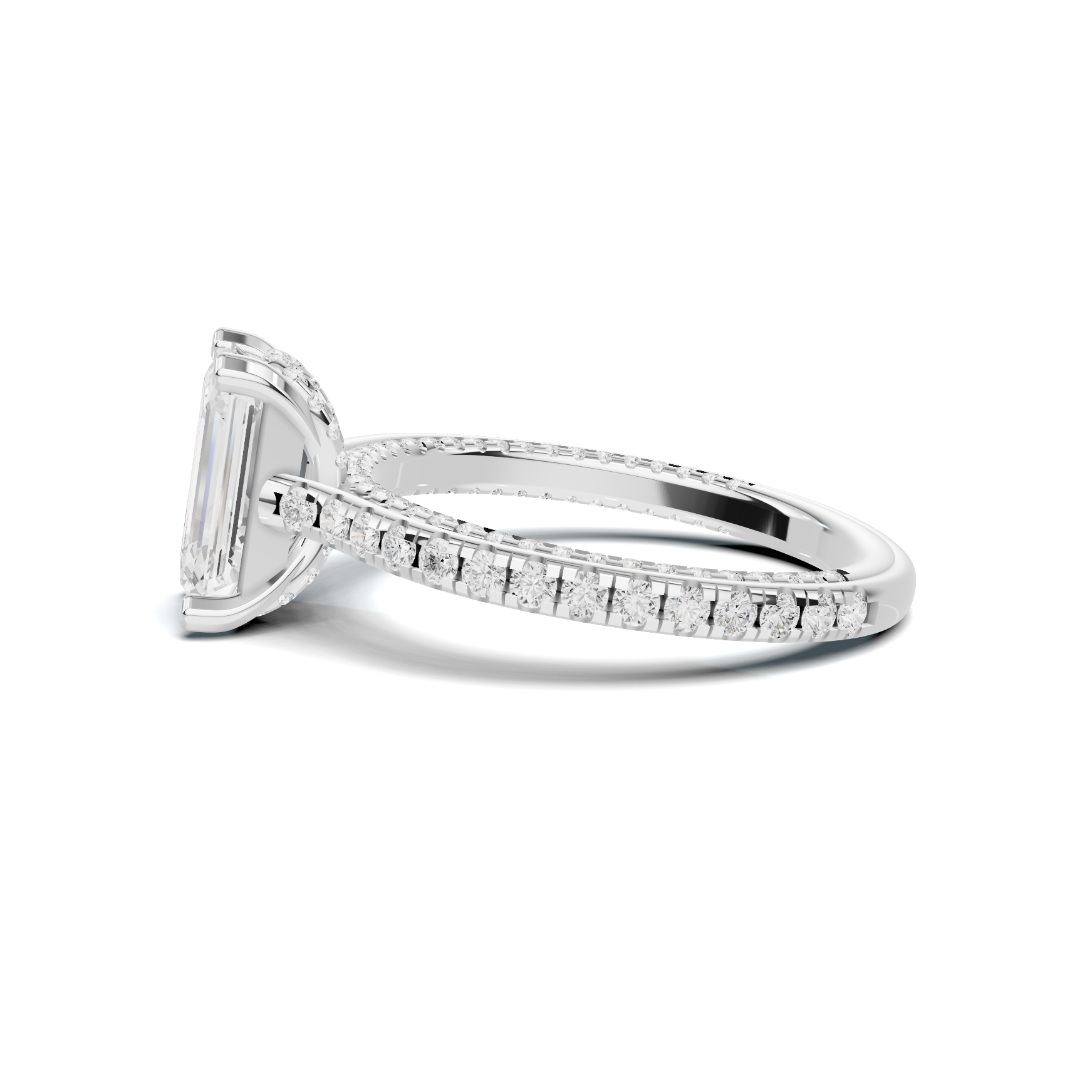 Luxe Three Stone Accent Ring
