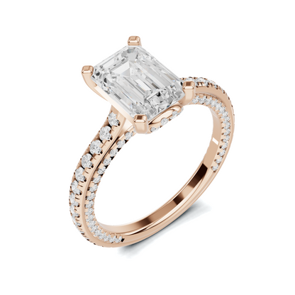 Luxe Three Stone Accent Ring