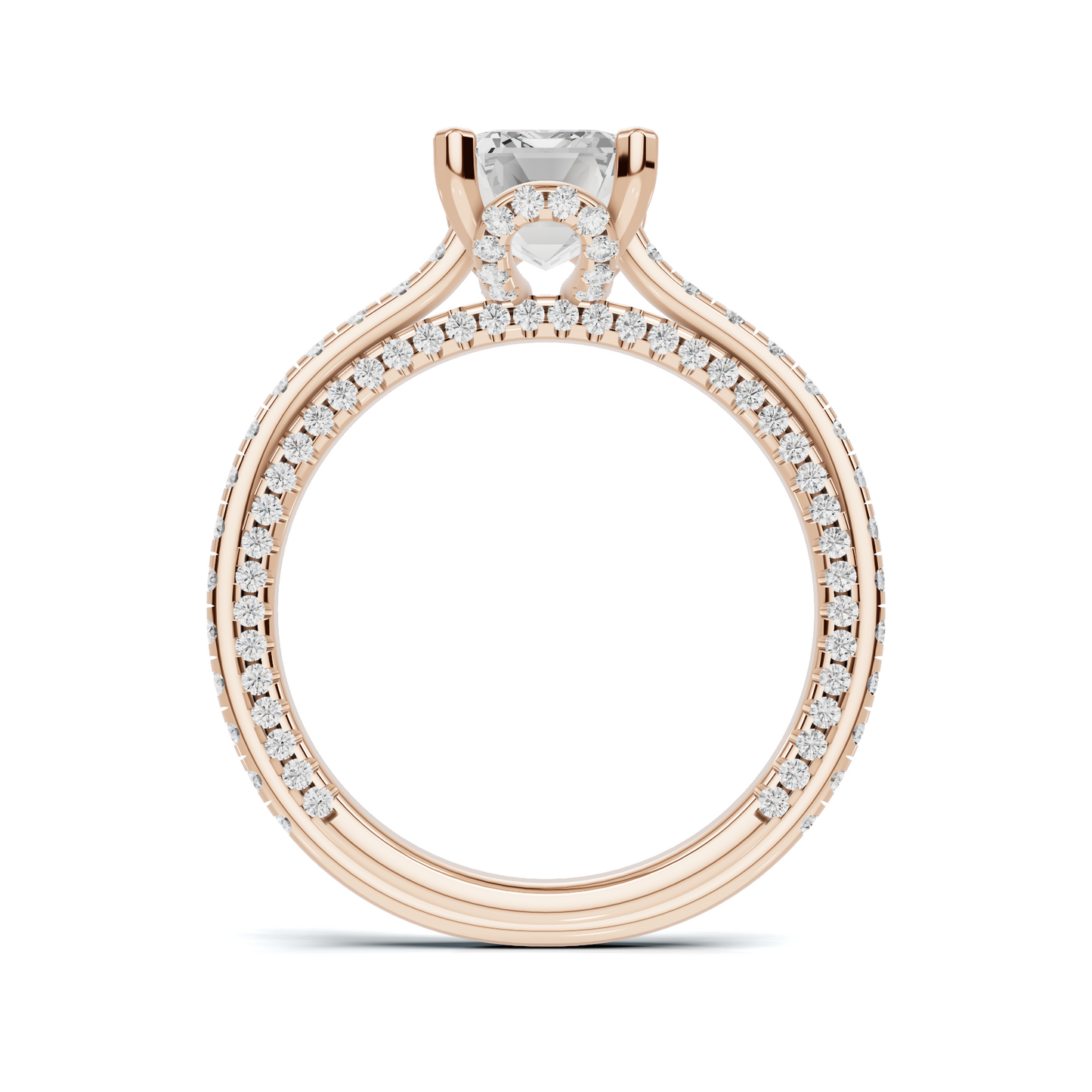 Luxe Three Stone Accent Ring