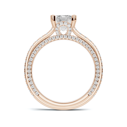 Luxe Three Stone Accent Ring