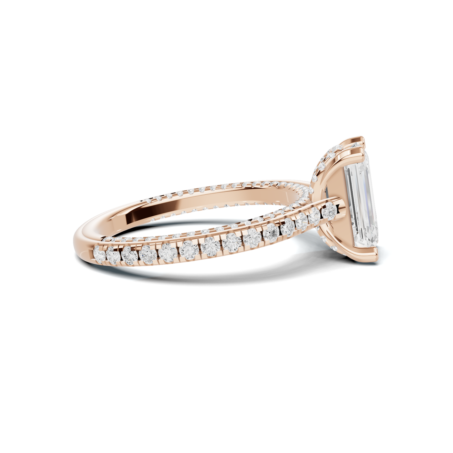 Luxe Three Stone Accent Ring