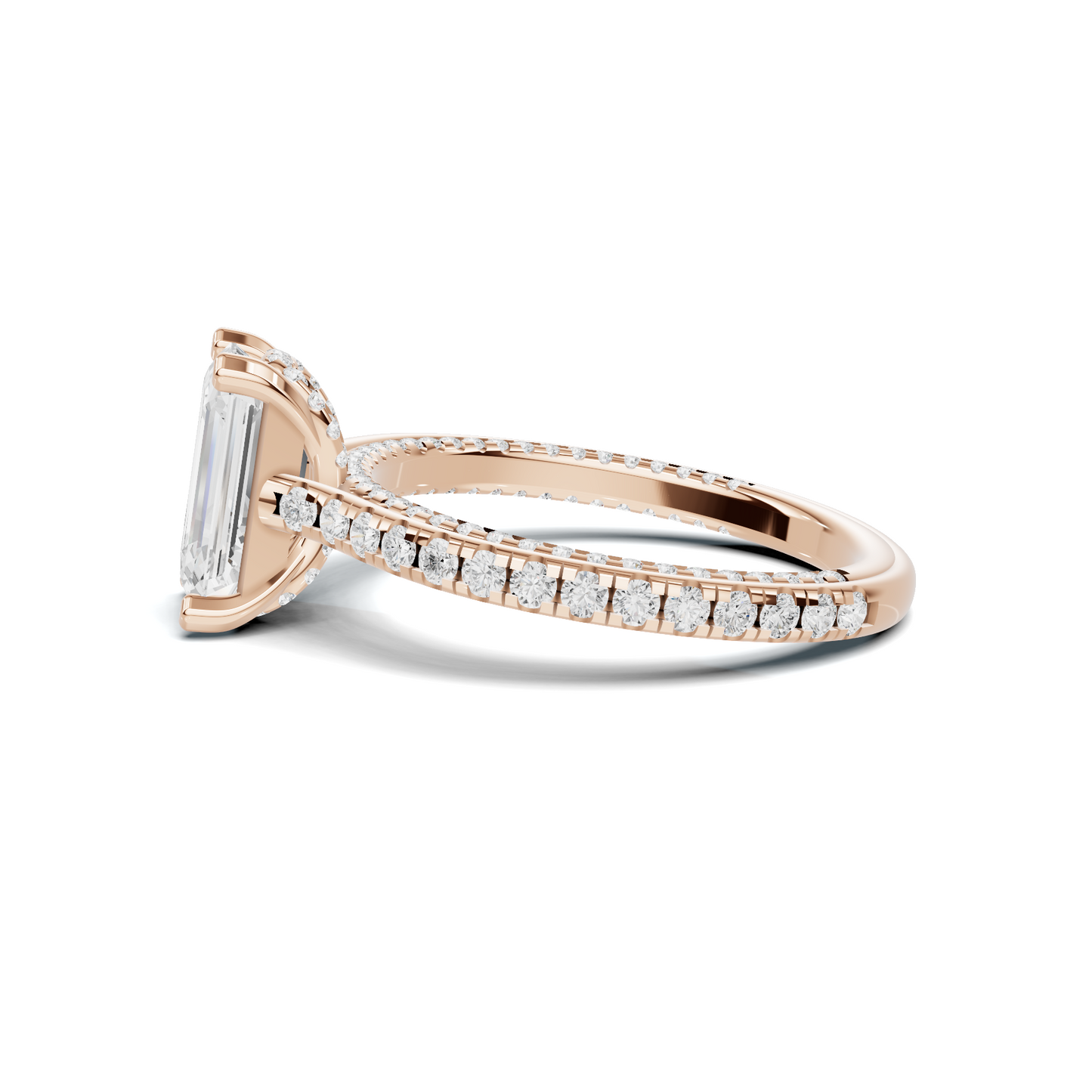 Luxe Three Stone Accent Ring