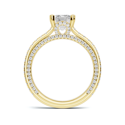 Luxe Three Stone Accent Ring