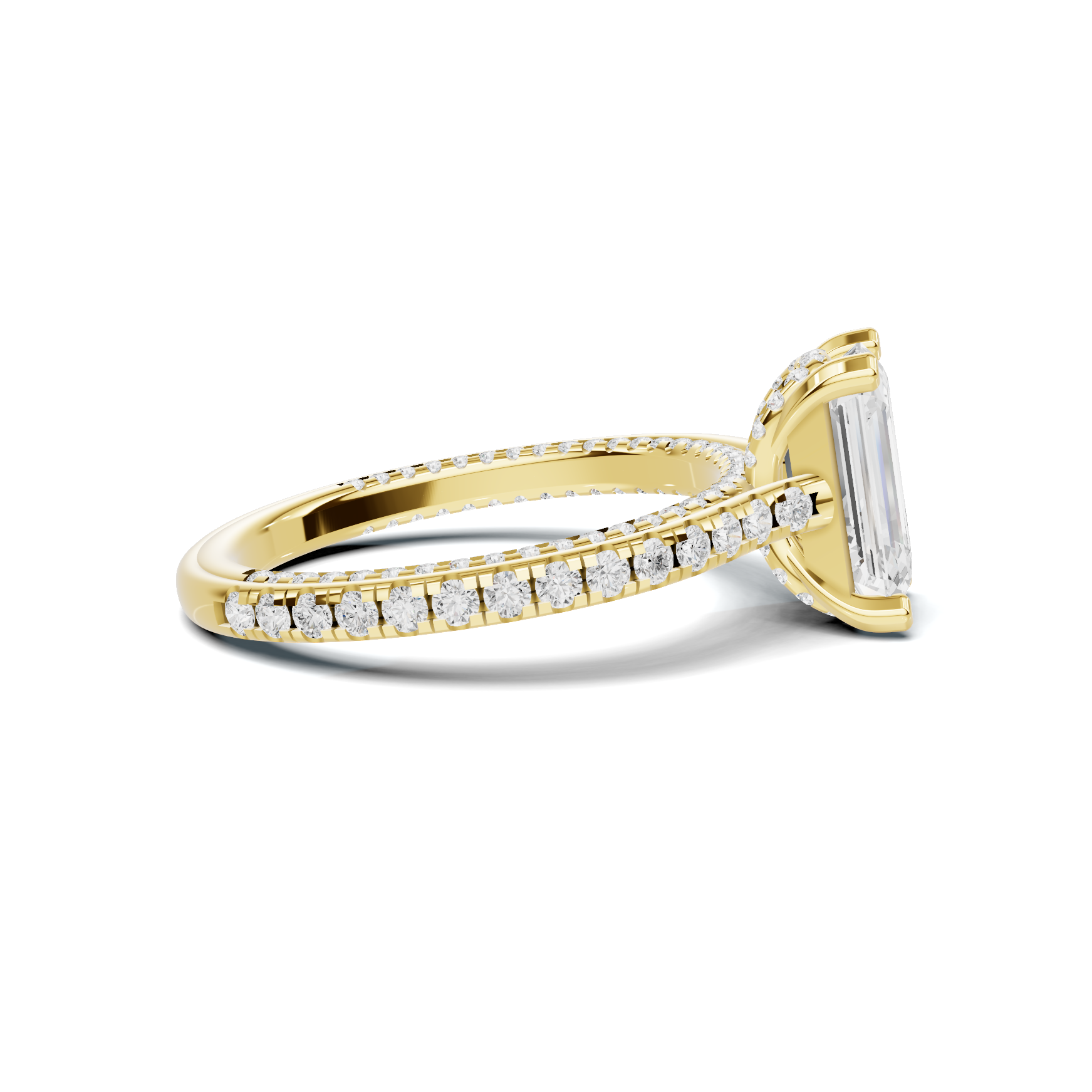 Luxe Three Stone Accent Ring