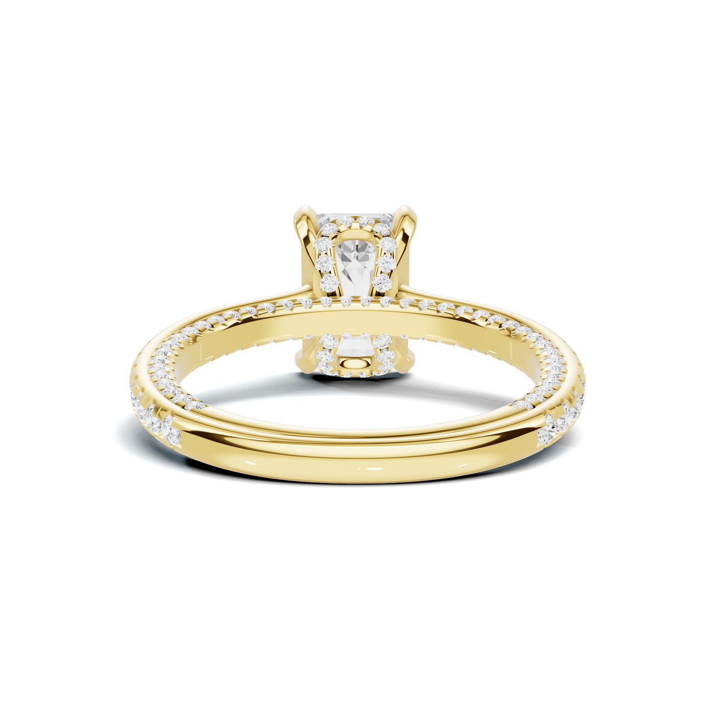 Luxe Three Stone Accent Ring