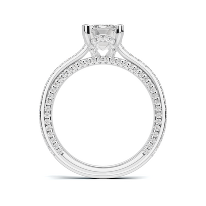 Luxe Three Stone Accent Ring