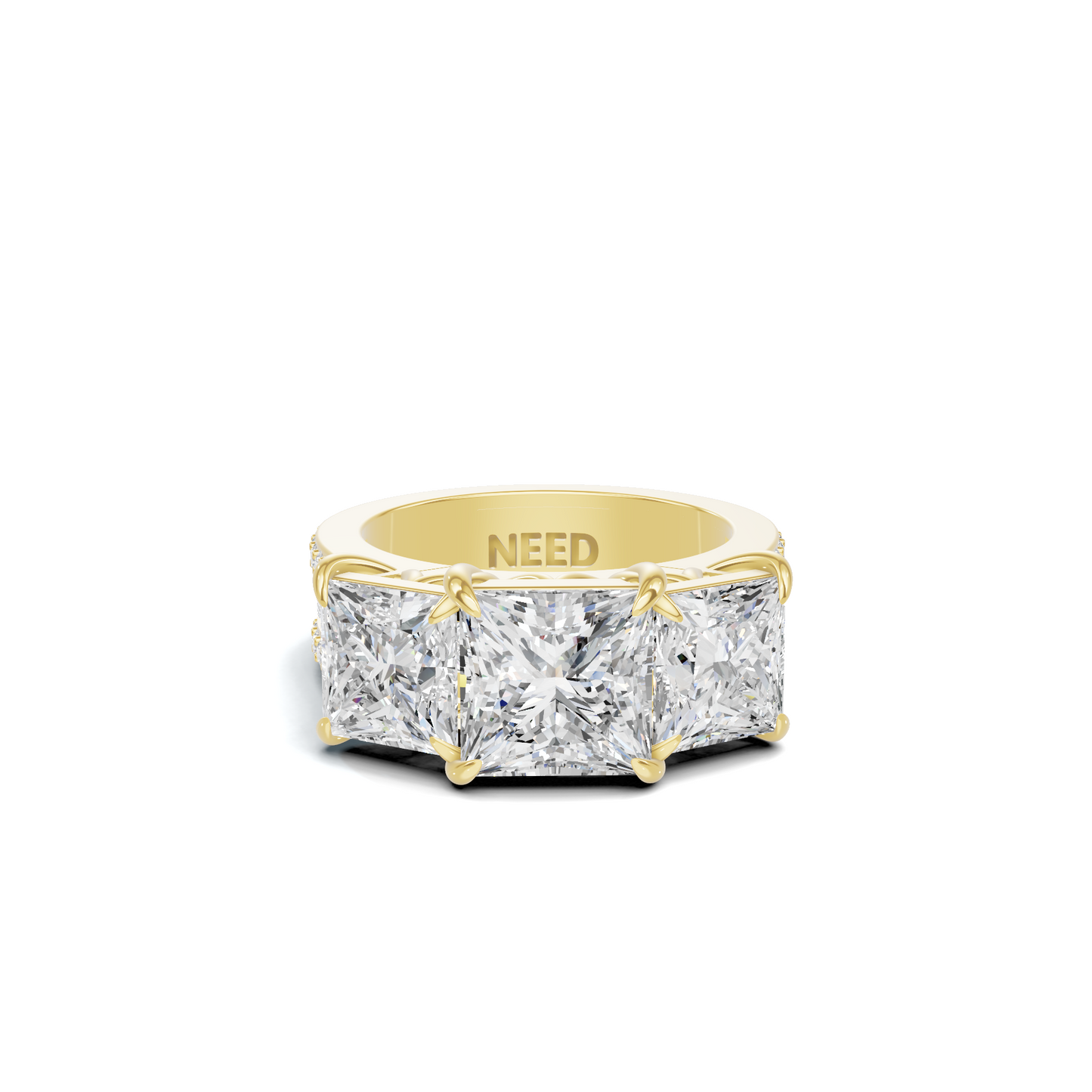 Luxe Three Stone Ring