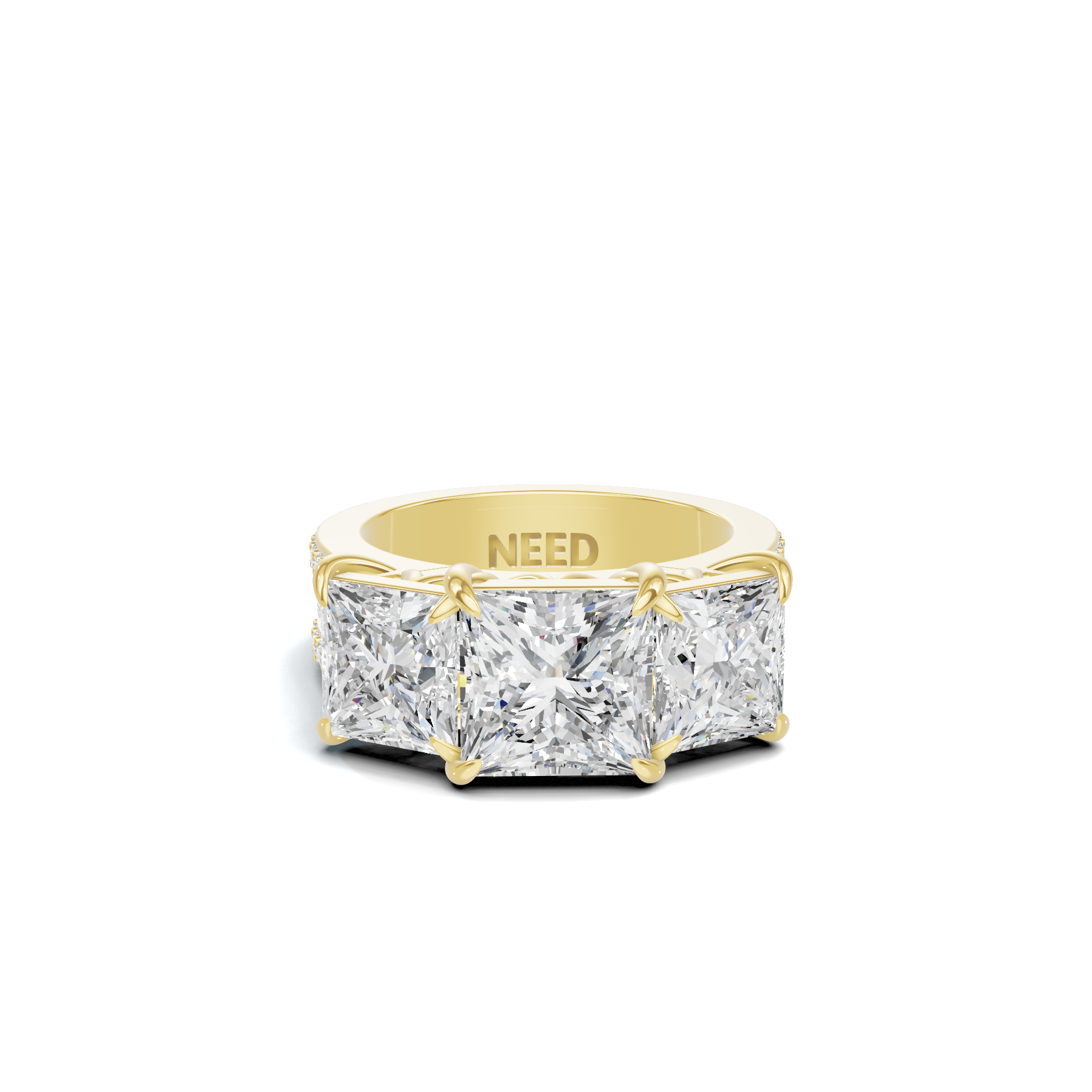 Luxe Three Stone Ring