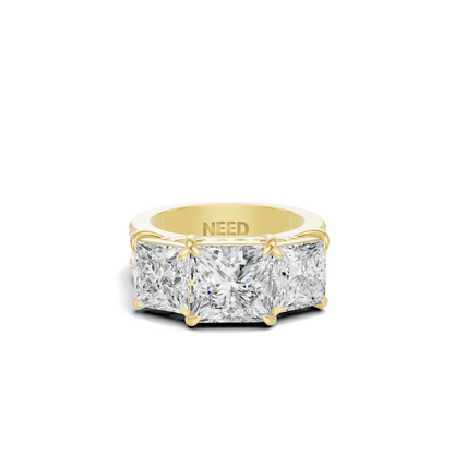 Luxe Three Stone Ring