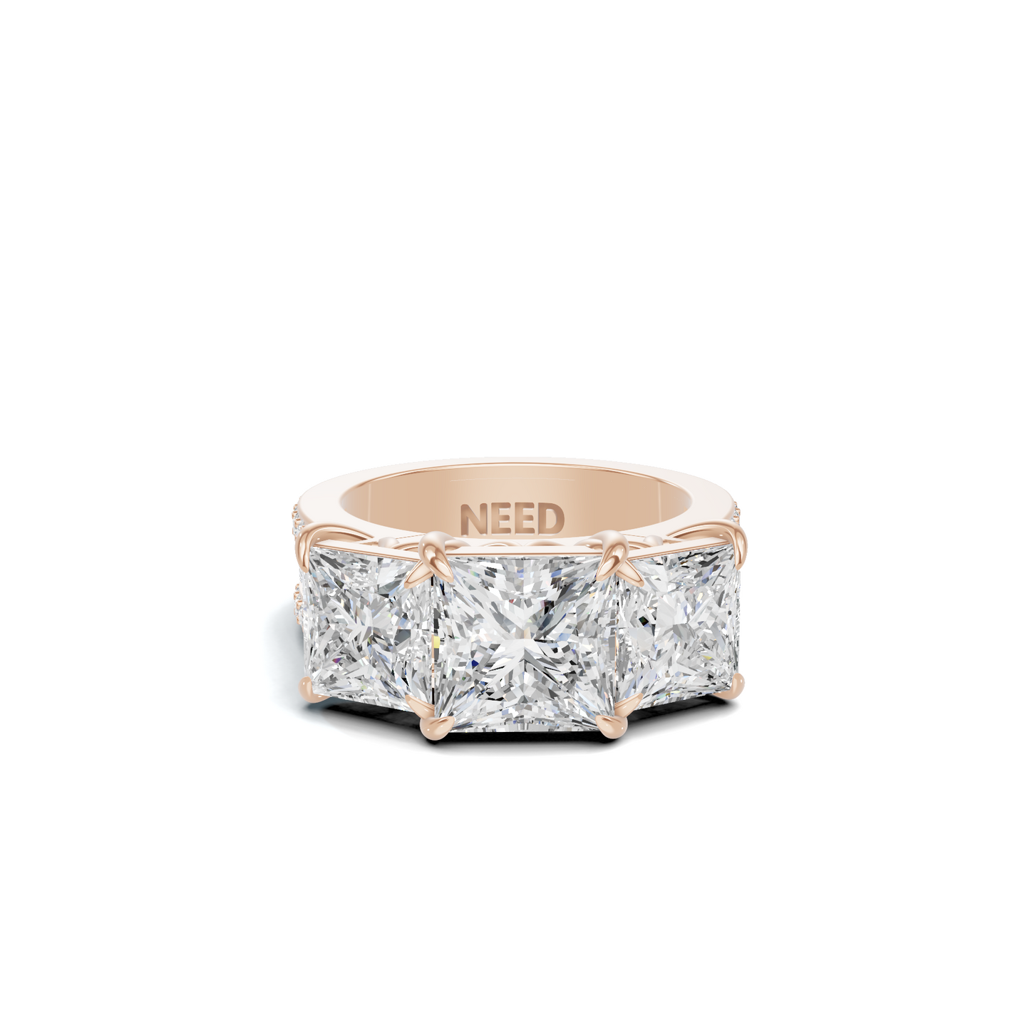 Luxe Three Stone Ring