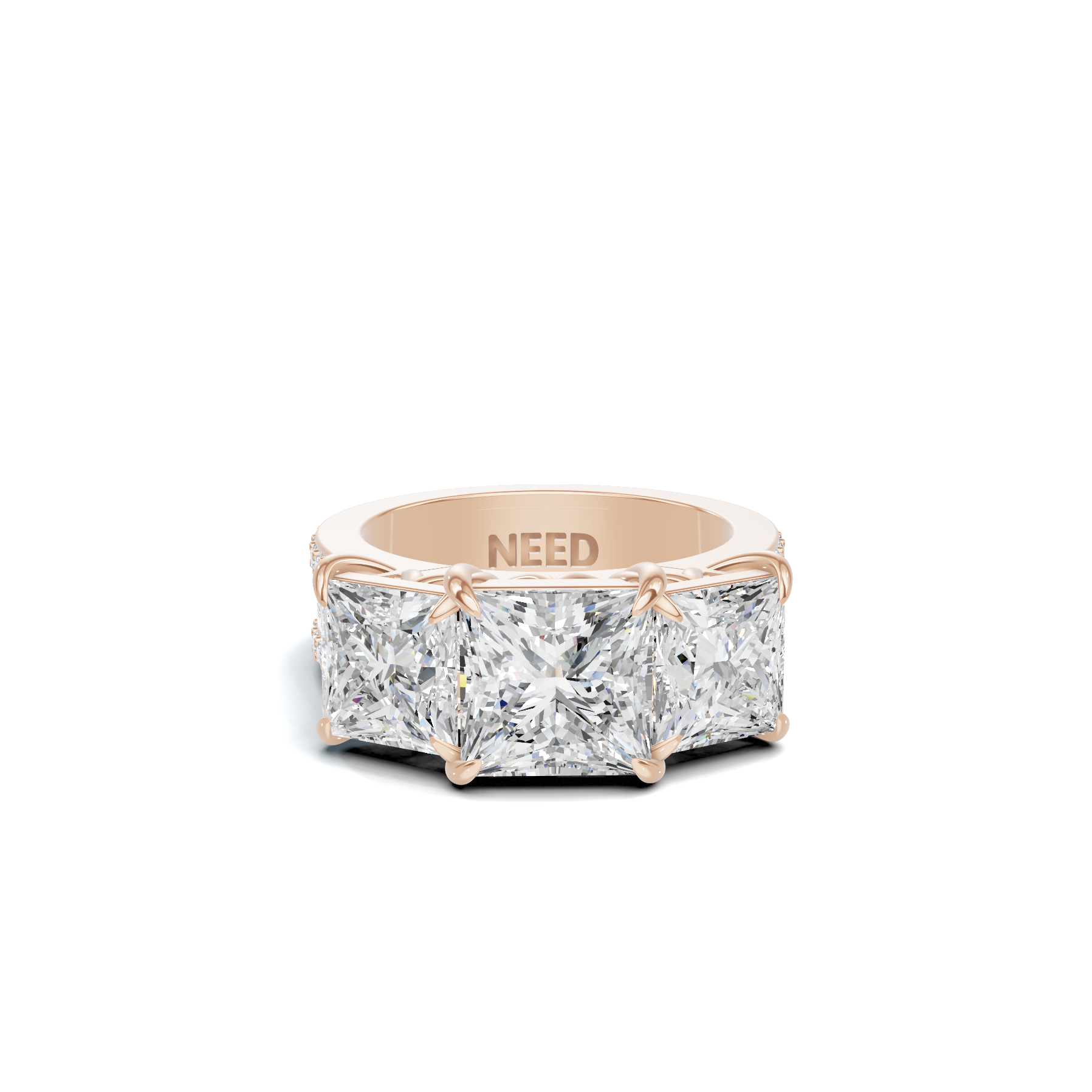 Luxe Three Stone Ring