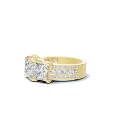 Luxe Three Stone Ring
