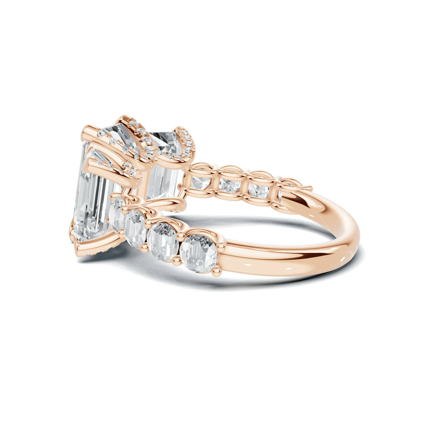 Luxe Three Stone Statement Ring