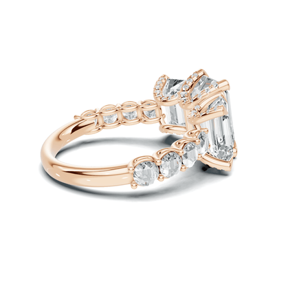 Luxe Three Stone Statement Ring