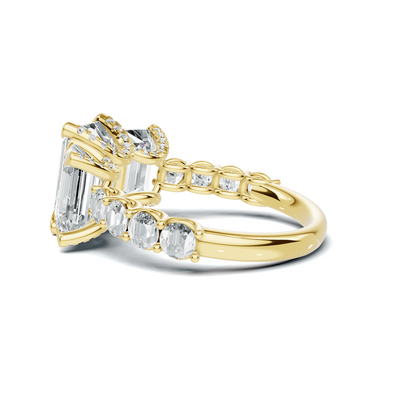 Luxe Three Stone Statement Ring