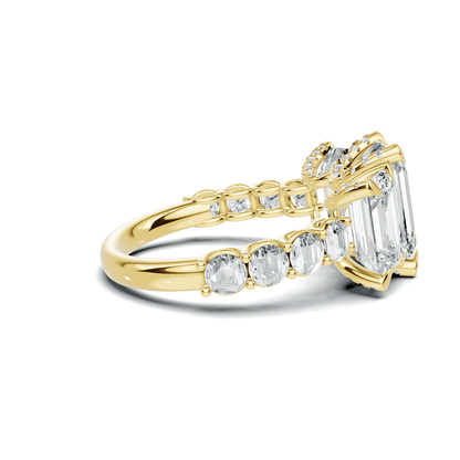 Luxe Three Stone Statement Ring