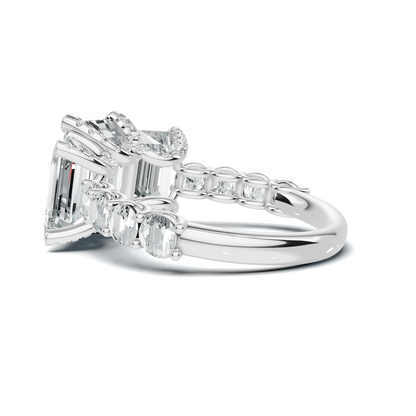 Luxe Three Stone Statement Ring